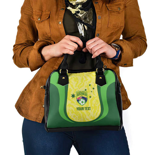 Australia Football Custom Shoulder Handbag Go Socceroos Grunge Sporty Style - Aussie Hoodie