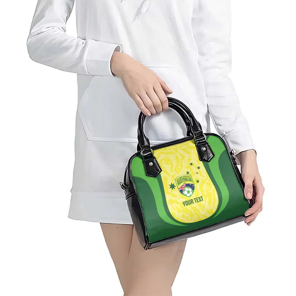 Australia Football Custom Shoulder Handbag Go Socceroos Grunge Sporty Style - Aussie Hoodie