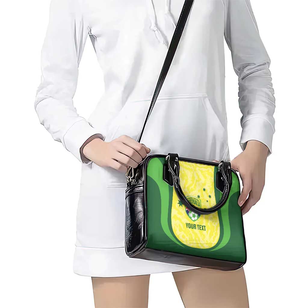 Australia Football Custom Shoulder Handbag Go Socceroos Grunge Sporty Style - Aussie Hoodie