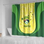 Australia Football Custom Shower Curtain Go Socceroos Grunge Sporty Style - Aussie Hoodie