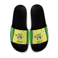 Australia Football Custom Slide Sandals Go Socceroos Grunge Sporty Style - Aussie Hoodie