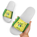Australia Football Custom Slide Sandals Go Socceroos Grunge Sporty Style - Aussie Hoodie
