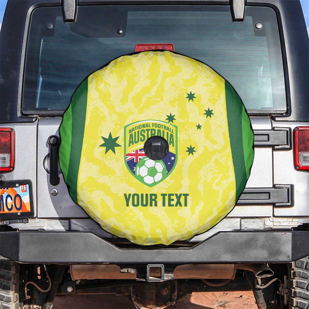 Australia Football Custom Spare Tire Cover Go Socceroos Grunge Sporty Style - Aussie Hoodie