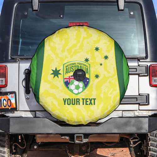 Australia Football Custom Spare Tire Cover Go Socceroos Grunge Sporty Style - Aussie Hoodie