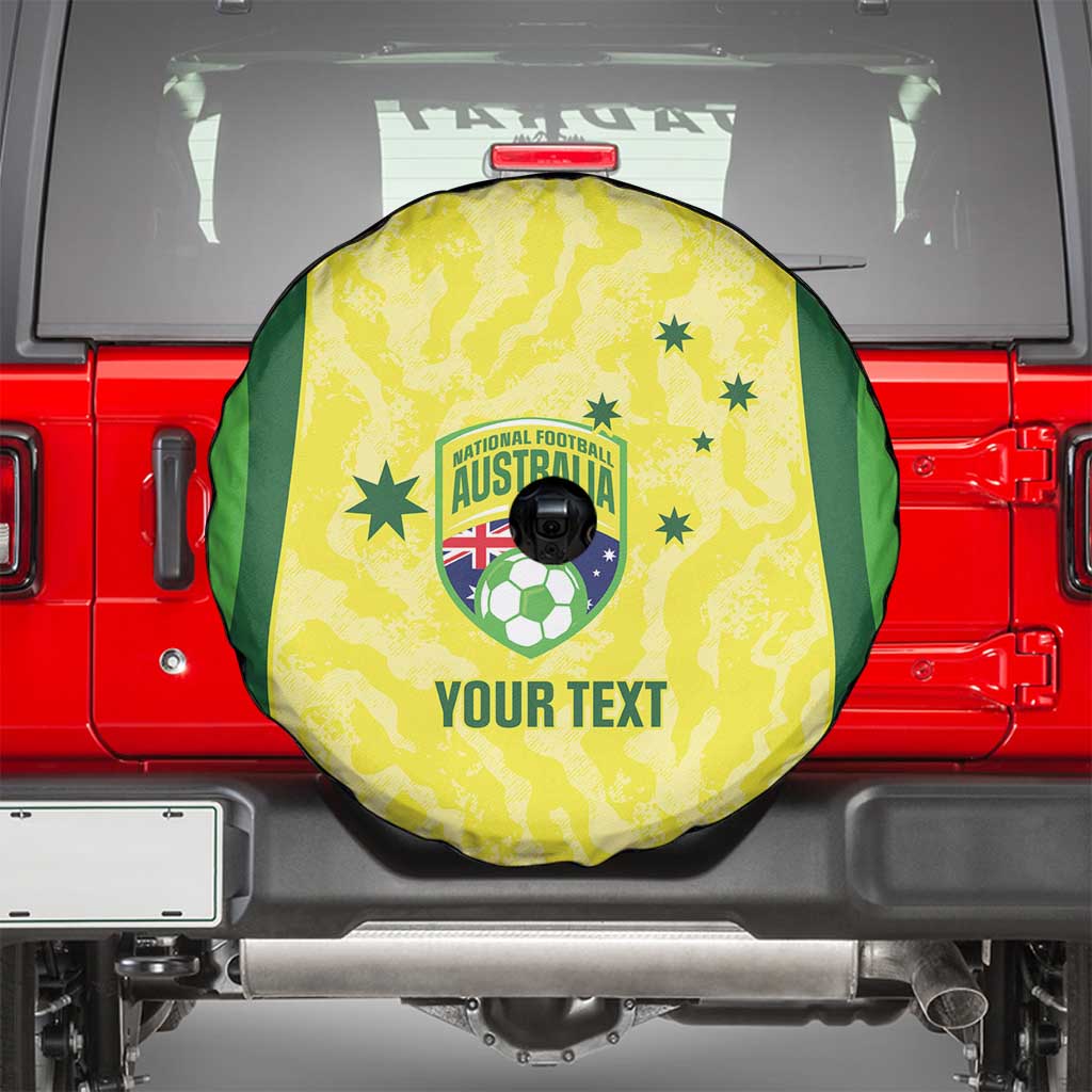 Australia Football Custom Spare Tire Cover Go Socceroos Grunge Sporty Style - Aussie Hoodie
