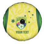 Australia Football Custom Spare Tire Cover Go Socceroos Grunge Sporty Style - Aussie Hoodie