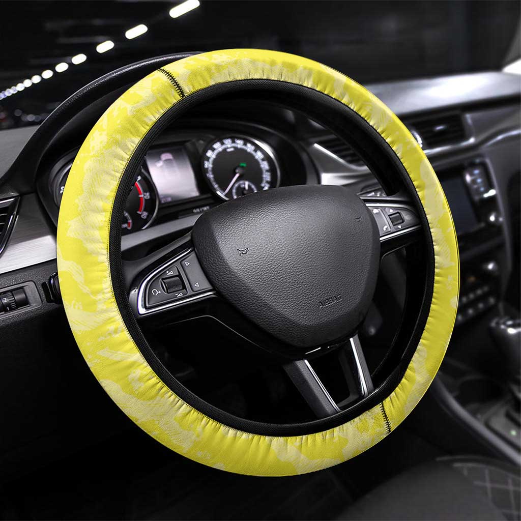 Australia Football Steering Wheel Cover Go Socceroos Grunge Sporty Style - Aussie Hoodie