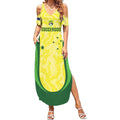 Australia Football Custom Summer Maxi Dress Go Socceroos Grunge Sporty Style - Aussie Hoodie