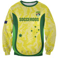 Australia Football Custom Sweatshirt Go Socceroos Grunge Sporty Style - Aussie Hoodie