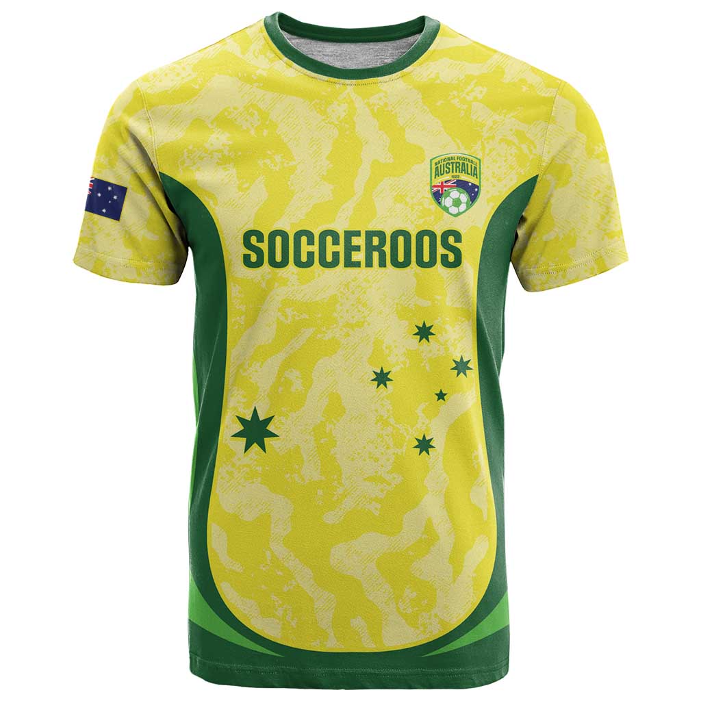 Australia Football Custom T Shirt Go Socceroos Grunge Sporty Style - Aussie Hoodie