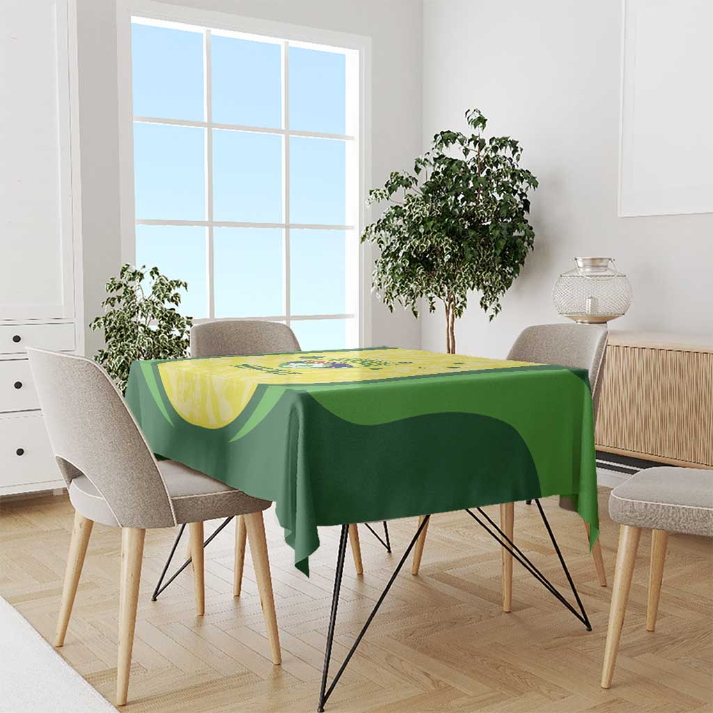 Australia Football Custom Tablecloth Go Socceroos Grunge Sporty Style - Aussie Hoodie
