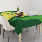 Australia Football Custom Tablecloth Go Socceroos Grunge Sporty Style - Aussie Hoodie