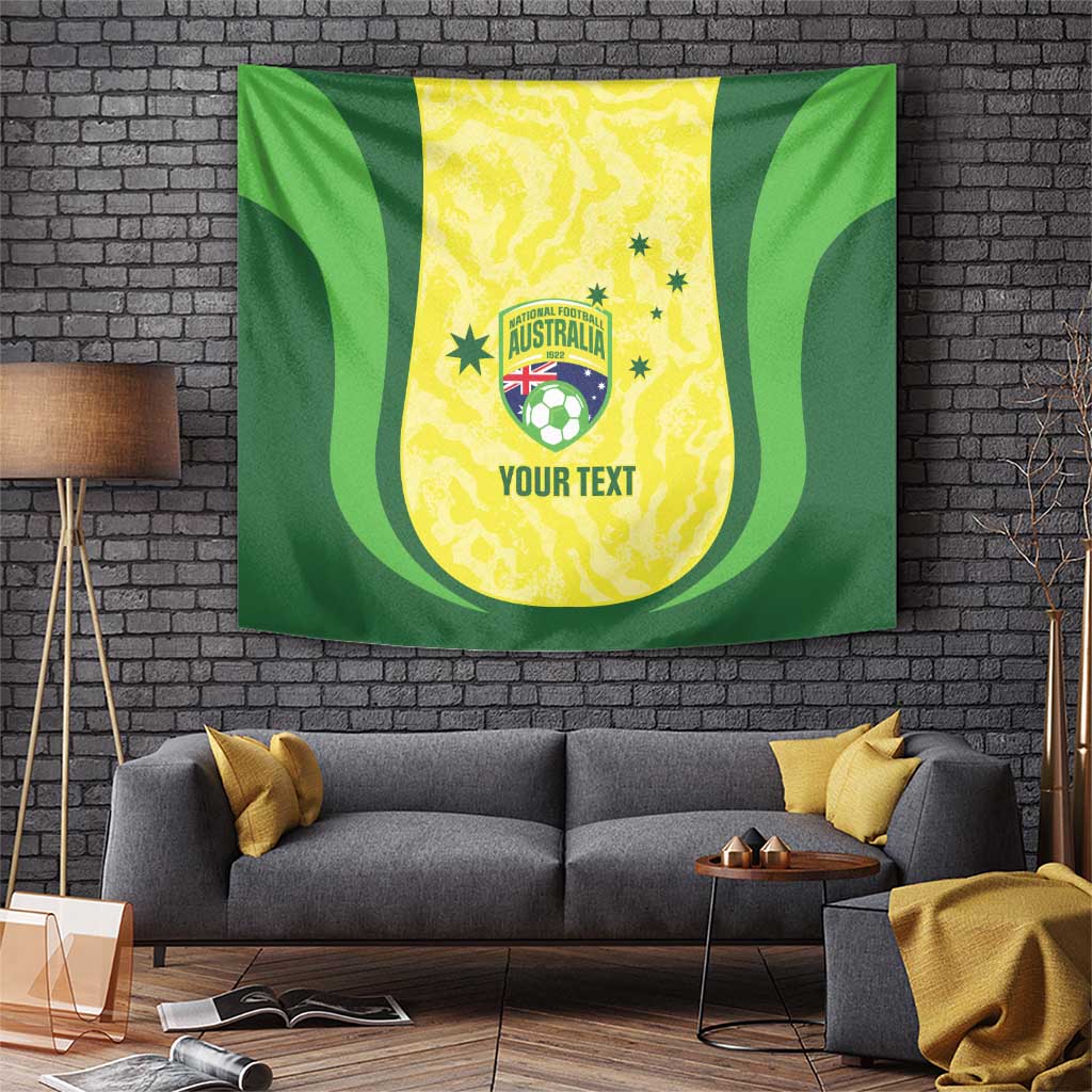 Australia Football Custom Tapestry Go Socceroos Grunge Sporty Style - Aussie Hoodie
