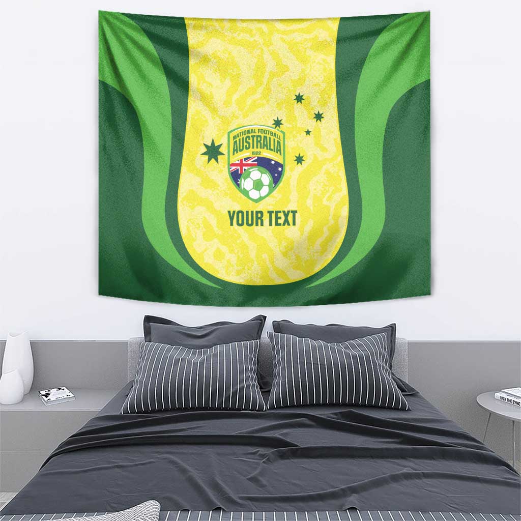 Australia Football Custom Tapestry Go Socceroos Grunge Sporty Style - Aussie Hoodie
