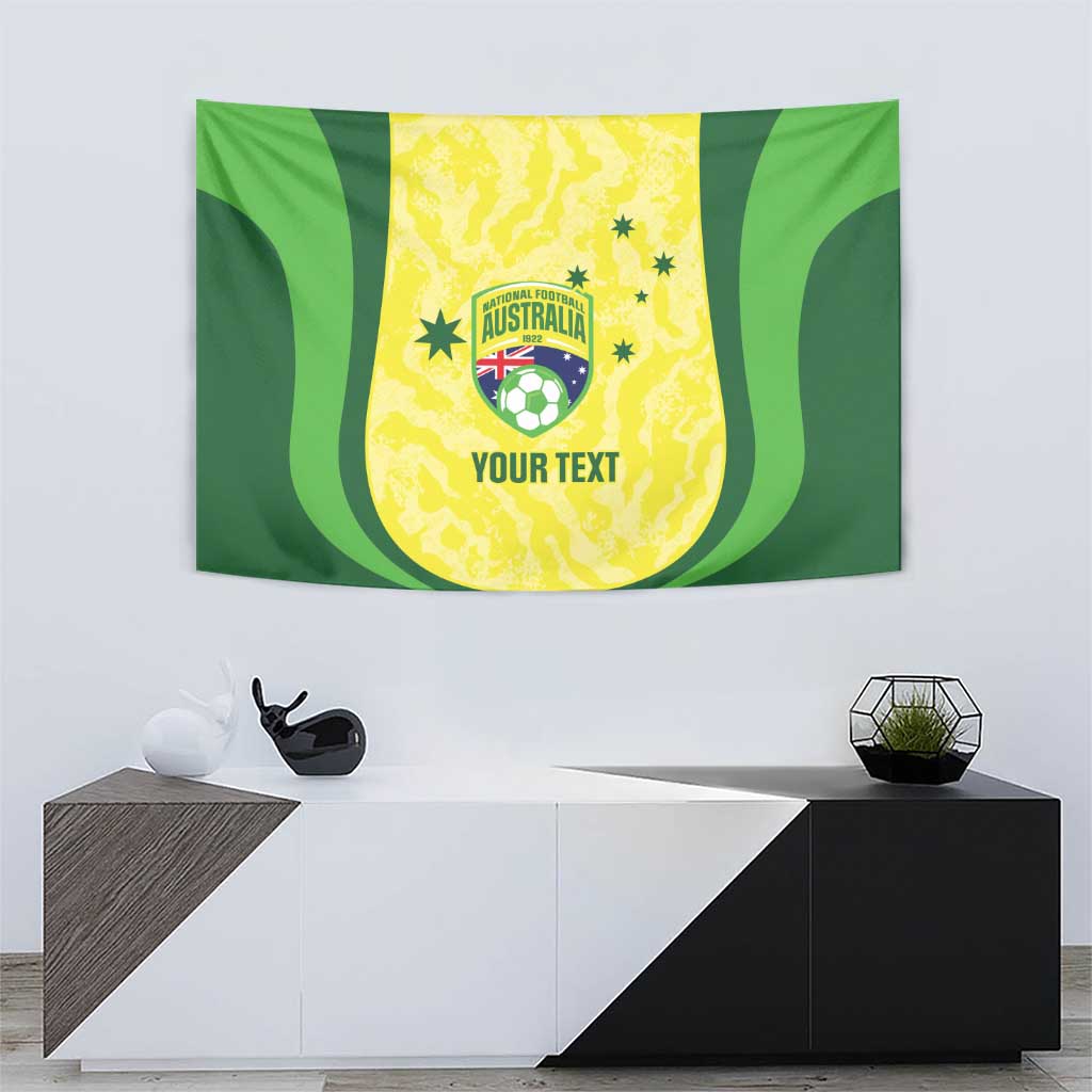 Australia Football Custom Tapestry Go Socceroos Grunge Sporty Style - Aussie Hoodie