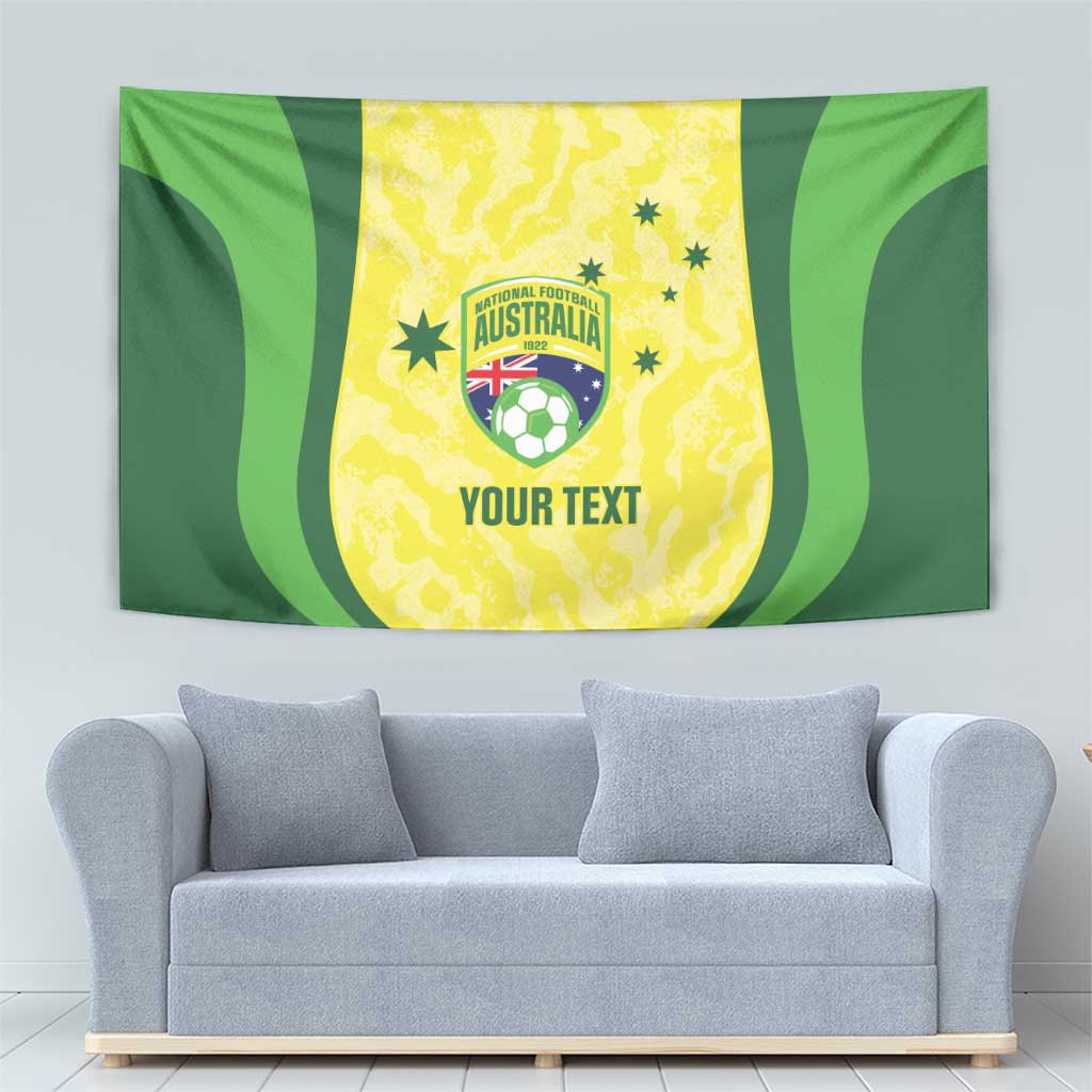 Australia Football Custom Tapestry Go Socceroos Grunge Sporty Style - Aussie Hoodie