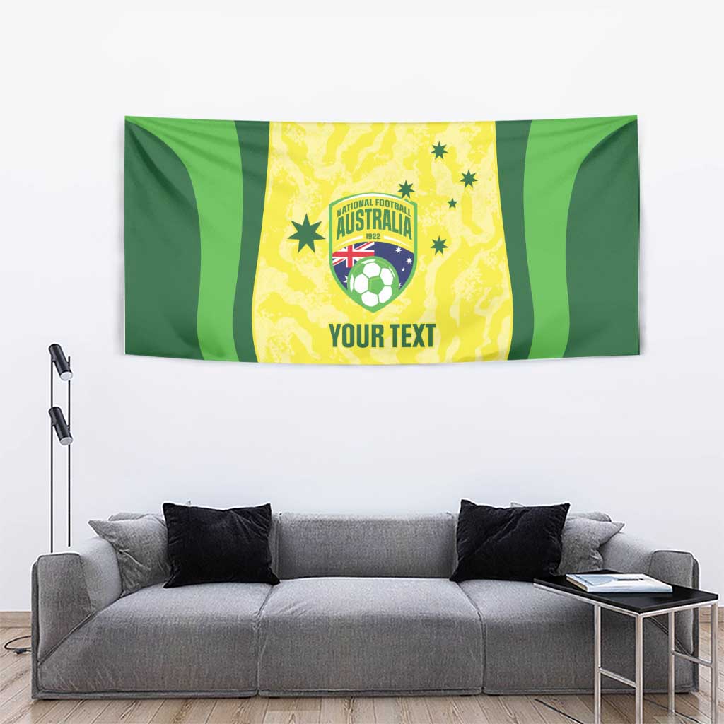 Australia Football Custom Tapestry Go Socceroos Grunge Sporty Style - Aussie Hoodie