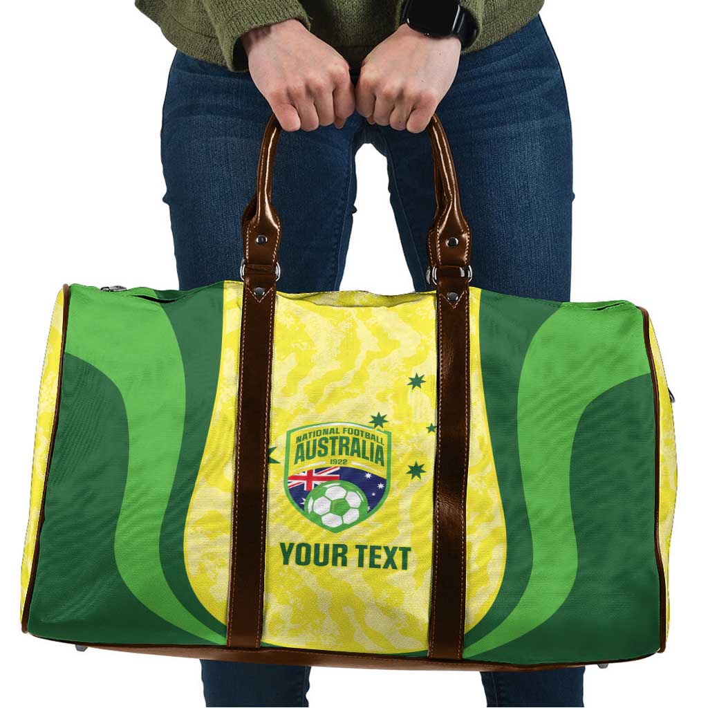 Australia Football Custom Travel Bag Go Socceroos Grunge Sporty Style - Aussie Hoodie