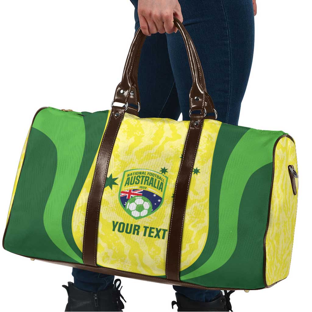 Australia Football Custom Travel Bag Go Socceroos Grunge Sporty Style - Aussie Hoodie