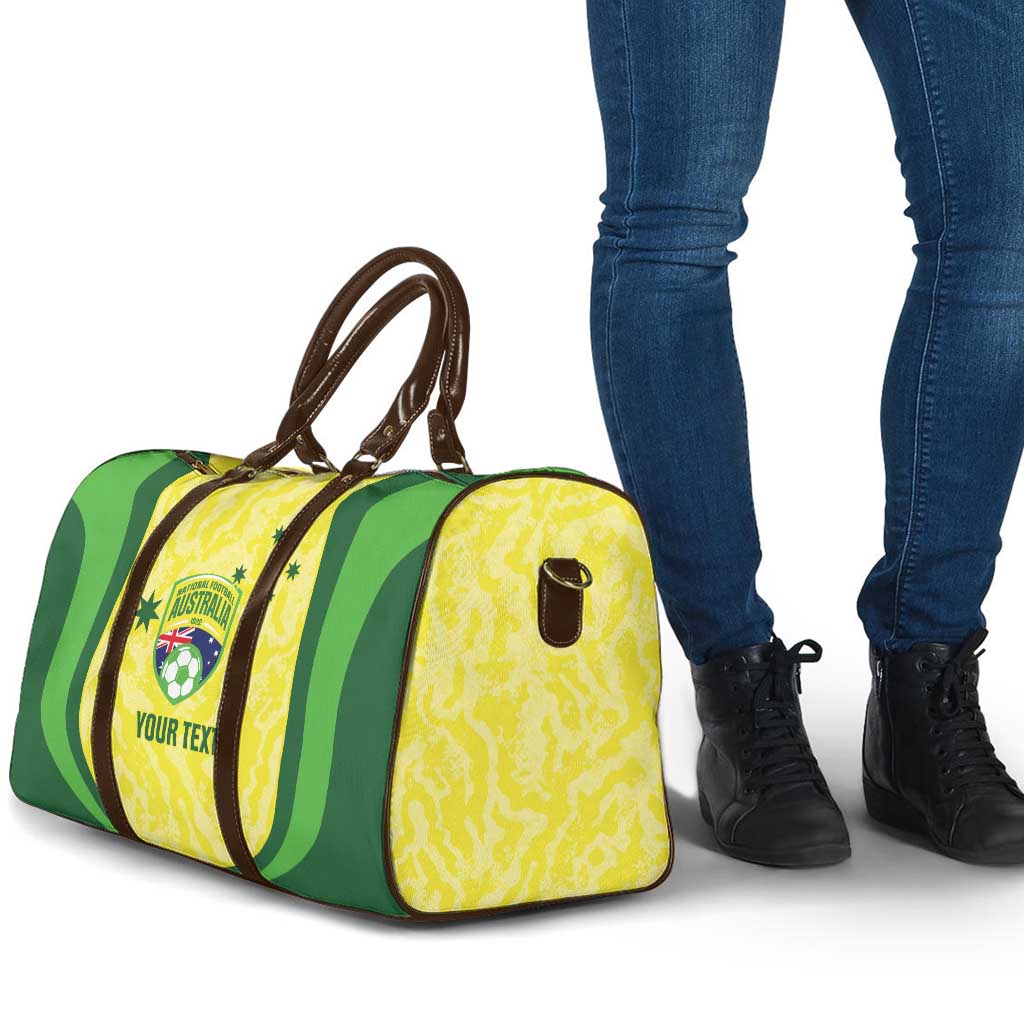 Australia Football Custom Travel Bag Go Socceroos Grunge Sporty Style - Aussie Hoodie