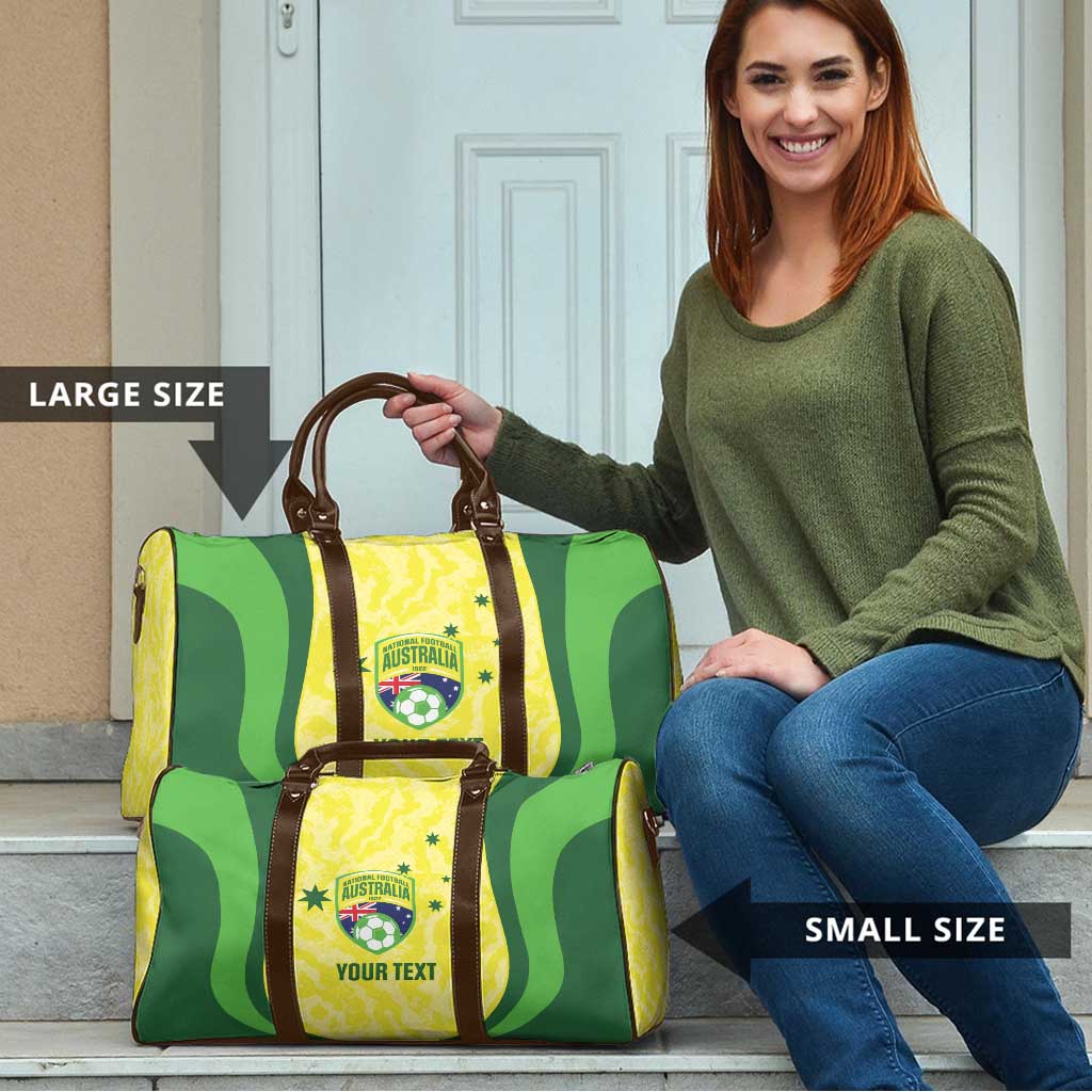 Australia Football Custom Travel Bag Go Socceroos Grunge Sporty Style - Aussie Hoodie