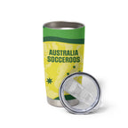 Australia Football Custom Tumbler Cup Go Socceroos Grunge Sporty Style - Aussie Hoodie