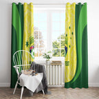 Australia Football Custom Window Curtain Go Socceroos Grunge Sporty Style - Aussie Hoodie
