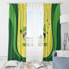 Australia Football Custom Window Curtain Go Socceroos Grunge Sporty Style - Aussie Hoodie