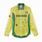 Australia Football Custom Women Casual Shirt Go Socceroos Grunge Sporty Style - Aussie Hoodie