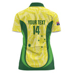 Australia Football Custom Women Polo Shirt Go Socceroos Grunge Sporty Style - Aussie Hoodie