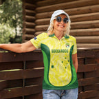 Australia Football Custom Women Polo Shirt Go Socceroos Grunge Sporty Style - Aussie Hoodie