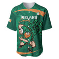 Custom Ireland Rugby Sevens Baseball Jersey Go Champions Irish Shamrock