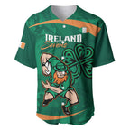 Custom Ireland Rugby Sevens Baseball Jersey Go Champions Irish Shamrock