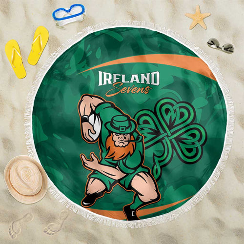 Ireland Rugby Sevens Beach Blanket Go Champions Irish Shamrock
