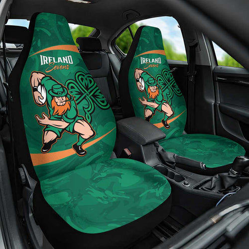 Ireland Rugby Sevens Car Seat Cover Go Champions Irish Shamrock