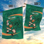 Ireland Rugby Sevens Garden Flag Go Champions Irish Shamrock