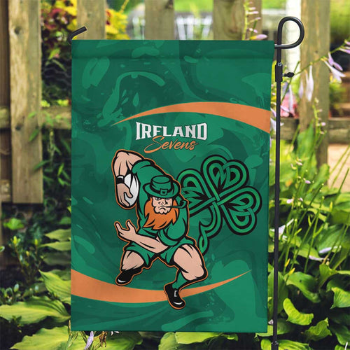 Ireland Rugby Sevens Garden Flag Go Champions Irish Shamrock