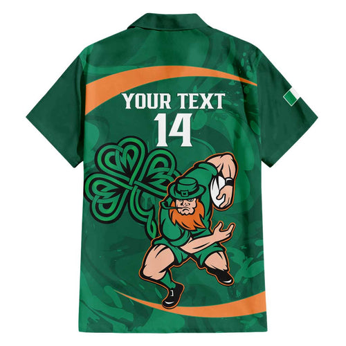 Custom Ireland Rugby Sevens Hawaiian Shirt Go Champions Irish Shamrock