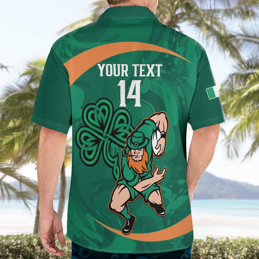 Custom Ireland Rugby Sevens Hawaiian Shirt Go Champions Irish Shamrock