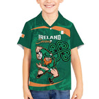 Custom Ireland Rugby Sevens Hawaiian Shirt Go Champions Irish Shamrock