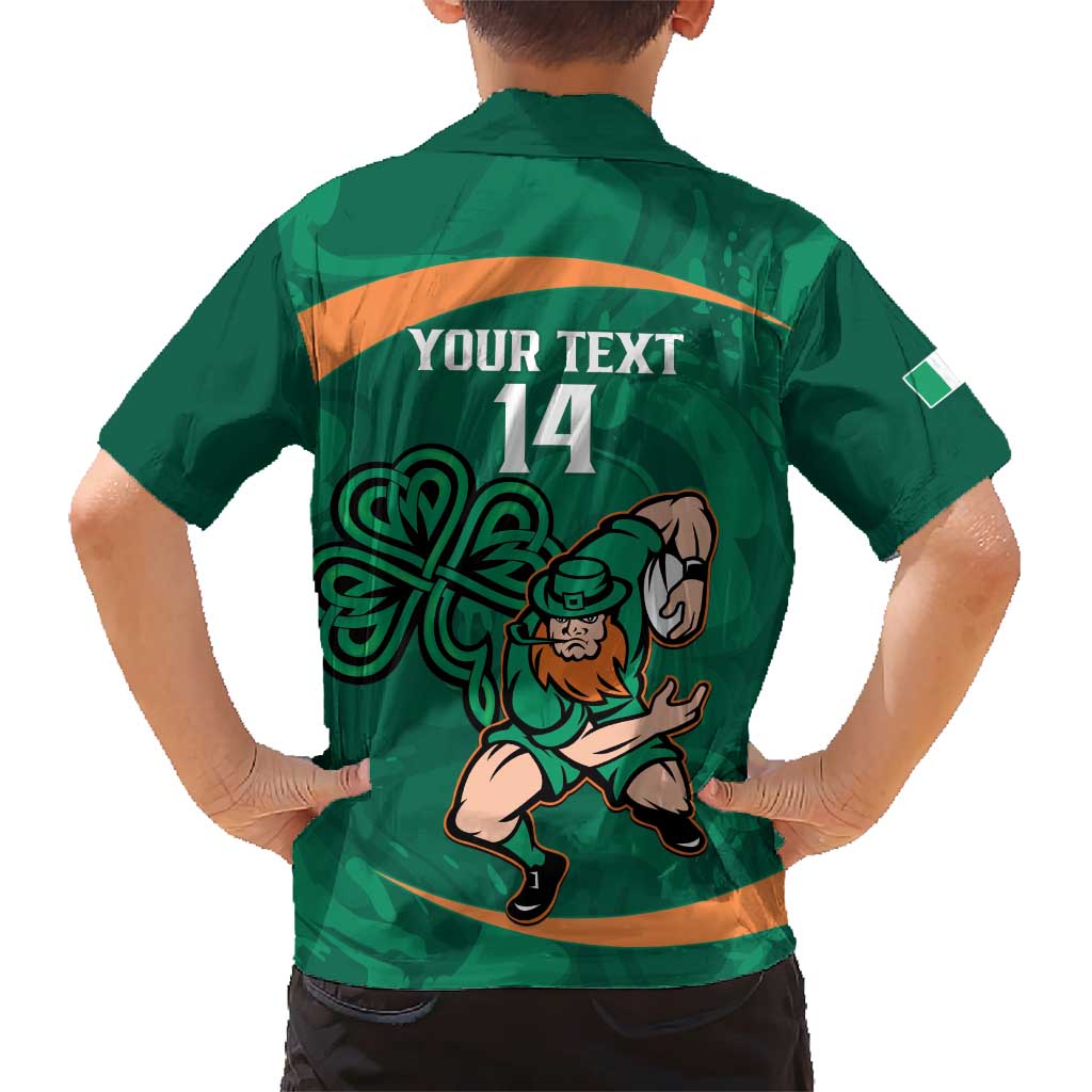 Custom Ireland Rugby Sevens Hawaiian Shirt Go Champions Irish Shamrock