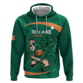 Custom Ireland Rugby Sevens Hoodie Go Champions Irish Shamrock
