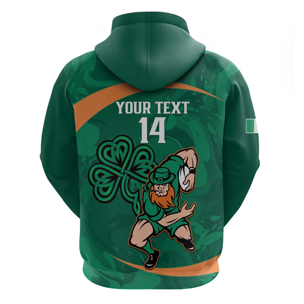Custom Ireland Rugby Sevens Hoodie Go Champions Irish Shamrock
