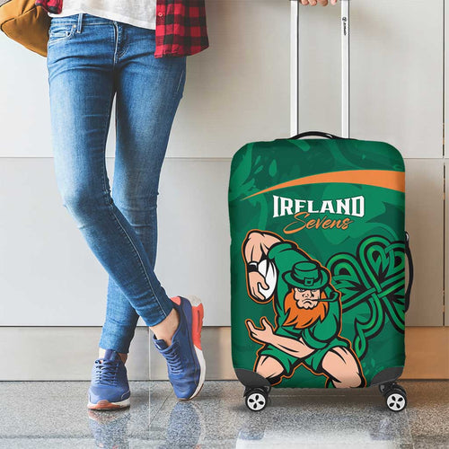 Ireland Rugby Sevens Luggage Cover Go Champions Irish Shamrock
