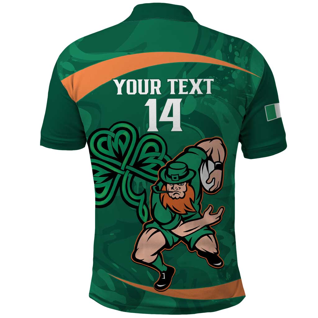 Custom Ireland Rugby Sevens Polo Shirt Go Champions Irish Shamrock