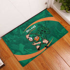 Ireland Rugby Sevens Rubber Doormat Go Champions Irish Shamrock