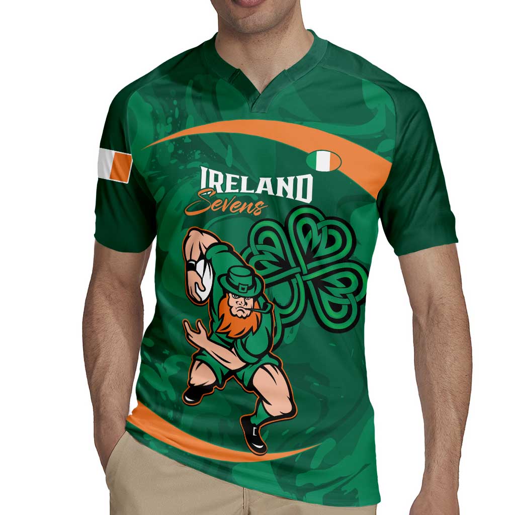 Custom Ireland Rugby Sevens Rugby Jersey Go Champions Irish Shamrock