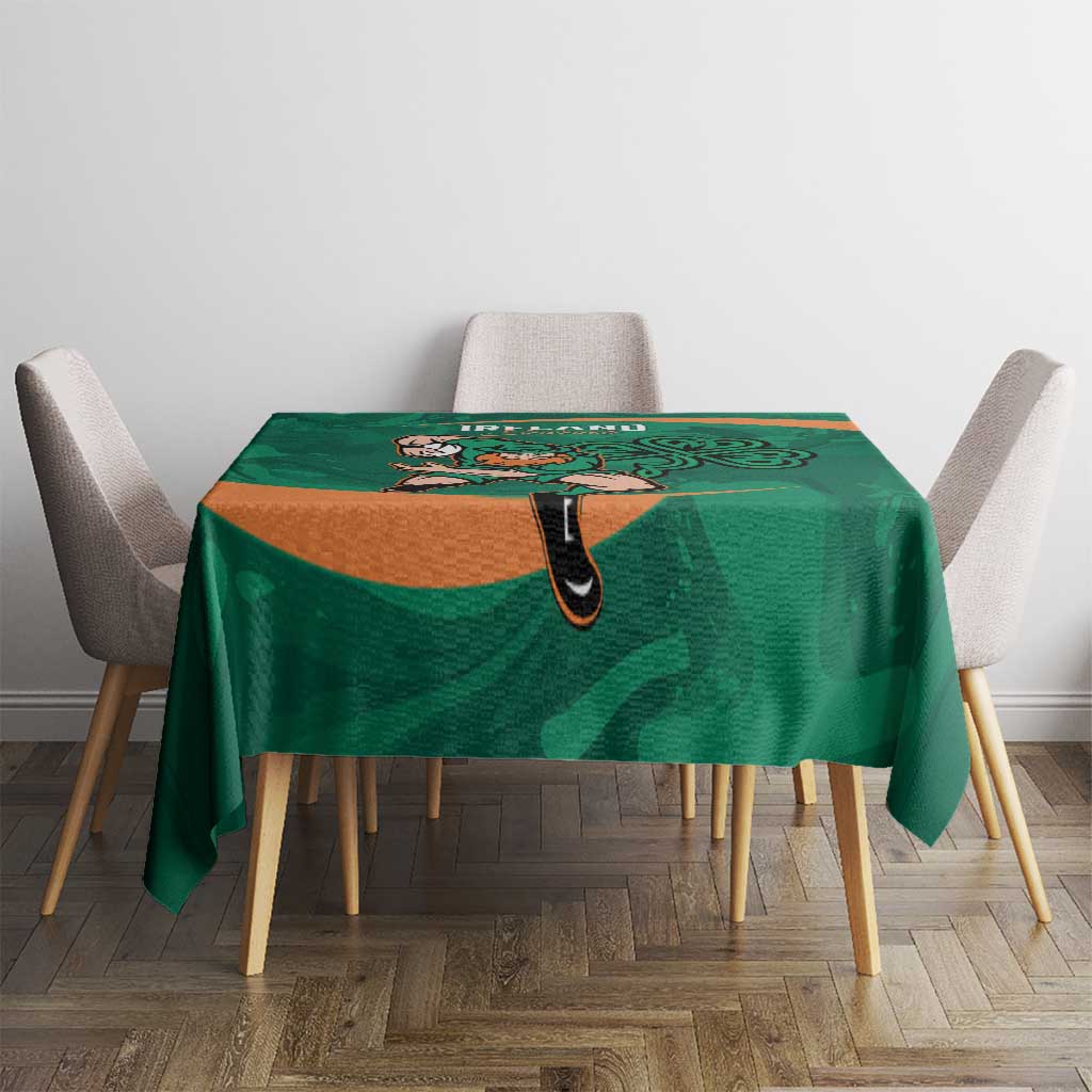 Ireland Rugby Sevens Tablecloth Go Champions Irish Shamrock