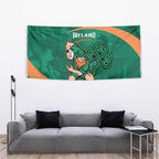 Ireland Rugby Sevens Tapestry Go Champions Irish Shamrock
