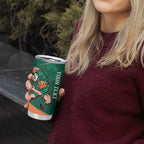 Personalised Ireland Rugby Sevens Tumbler Cup Go Champions Irish Shamrock